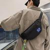 Crossbody Bag Trendy Brand Men's Breast Bag Mobile Phone Fanny Pack Japanese Simple and Lightweight Shoulder Bag Women's Leisure Sports Small Backpack