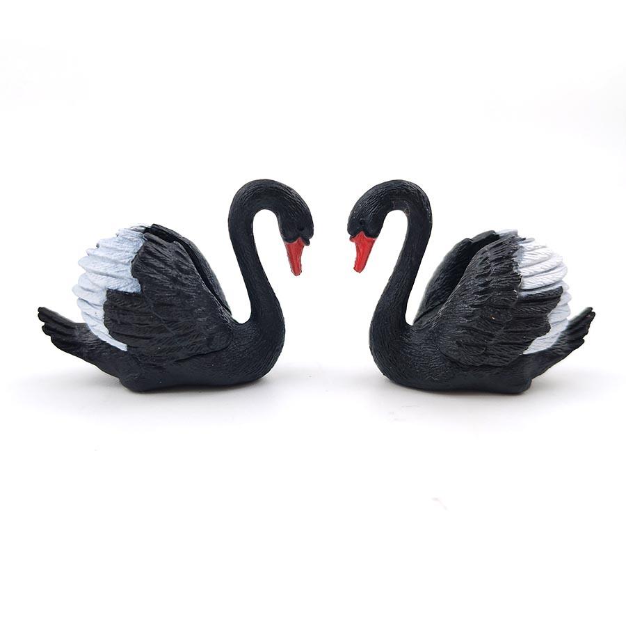 2pcs/set Swan Decor Ornaments Set - Perfect for Aquarium Landscaping, Fountain Accents | Valentine's Day Gift for Home & Garden Decor