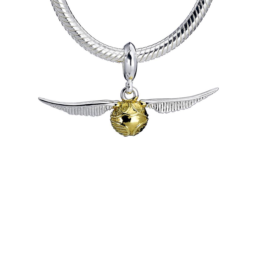 Harry Potter sterling silver Golden snitch slider charm
