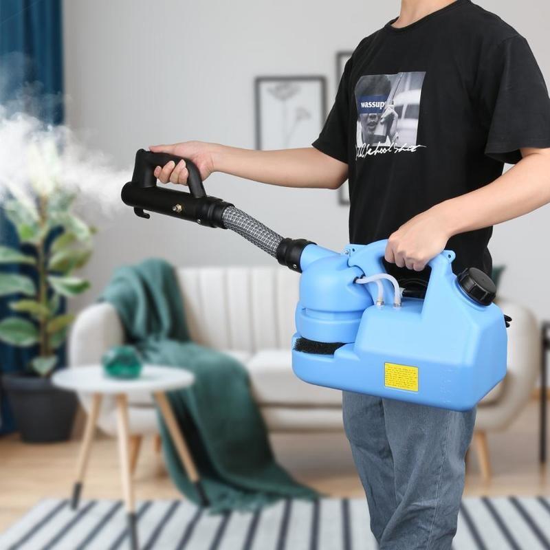 7 л Электрическая машина холодного тумана Портативный распылитель ULV Сверхмалый объем Ранцевый электрический опрыскиватель Дезинфекционная машина