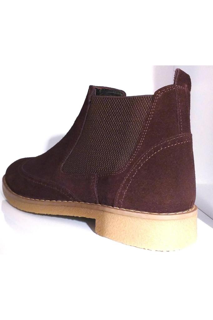 Men's Fashion Genuine Leather Flat Heeled Booties Bootie Genuine Suede Leather Thermo Sole Double Face Boots Shoes