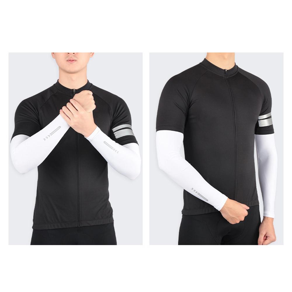 1 Pair UV Protection Cooling Arm Sleeves Sun Sleeves UPF 50 Sports Sleeve for Outdoor Cycling