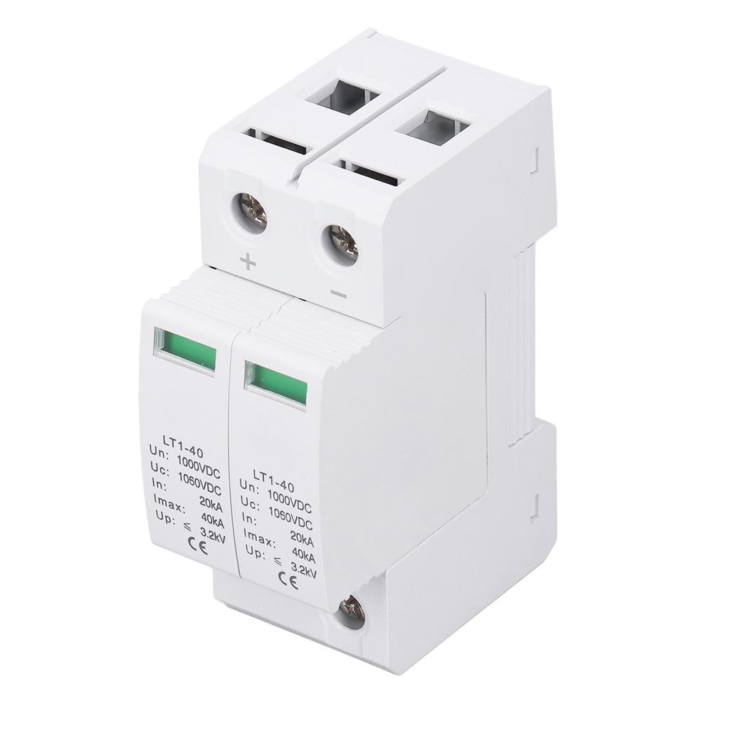 Устройство защиты от импульсных перенапряжений 2P Огнестойкий Модульный Фотоэлектрический УЗИП для Жилого Дома