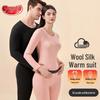 Langsha Unisex Thermal Underwear Set with Wool & Silk