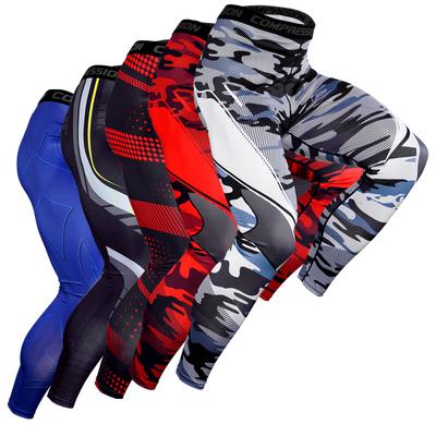 Спортивная одежда мужские фитнес-бег баскетбольные тренировочные леггинсы дышащие эластичные брюки