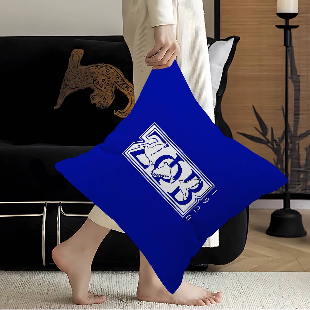 Zeta Phi Beta Pillow Gift Home Office Decoration Pillow Bedroom Sofa Car Cushion Coverpillow Case