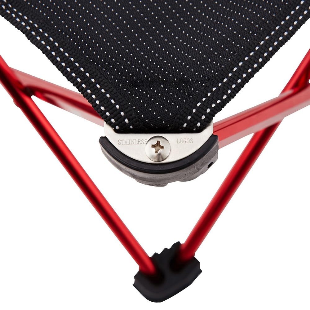 Logos Уличное кресло 7075 Кубическое кресло (73175001) Легкий полиэстеровый красный дюралюминиевый складной кемпинговый стул с грузоподъемностью 120 кг