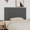 824910 vidaXL Wall-mounted Headboard Grey 166x3x90 Cm Solid Pine Wood