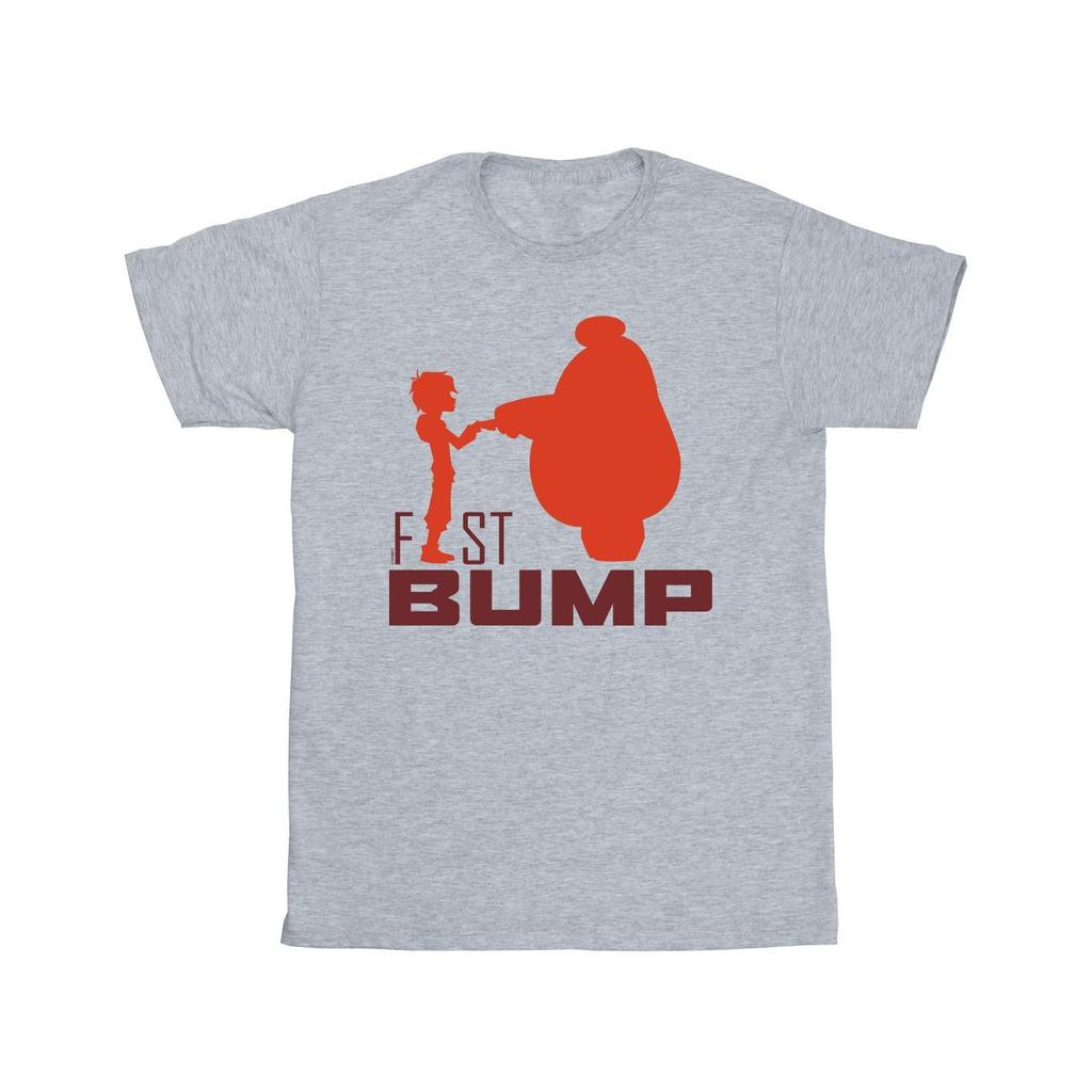 Disney Хлопковая футболка с вырезом для девочек Big Hero 6 Baymax