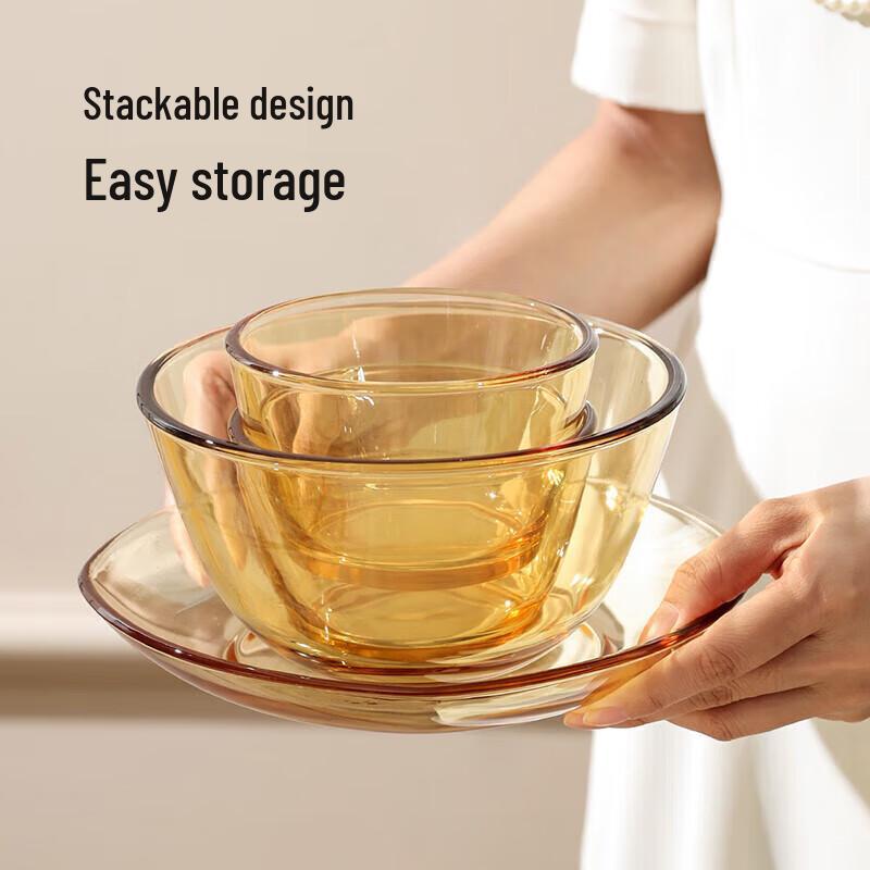 Maxcook High Borosilicate Glass Serving Plate