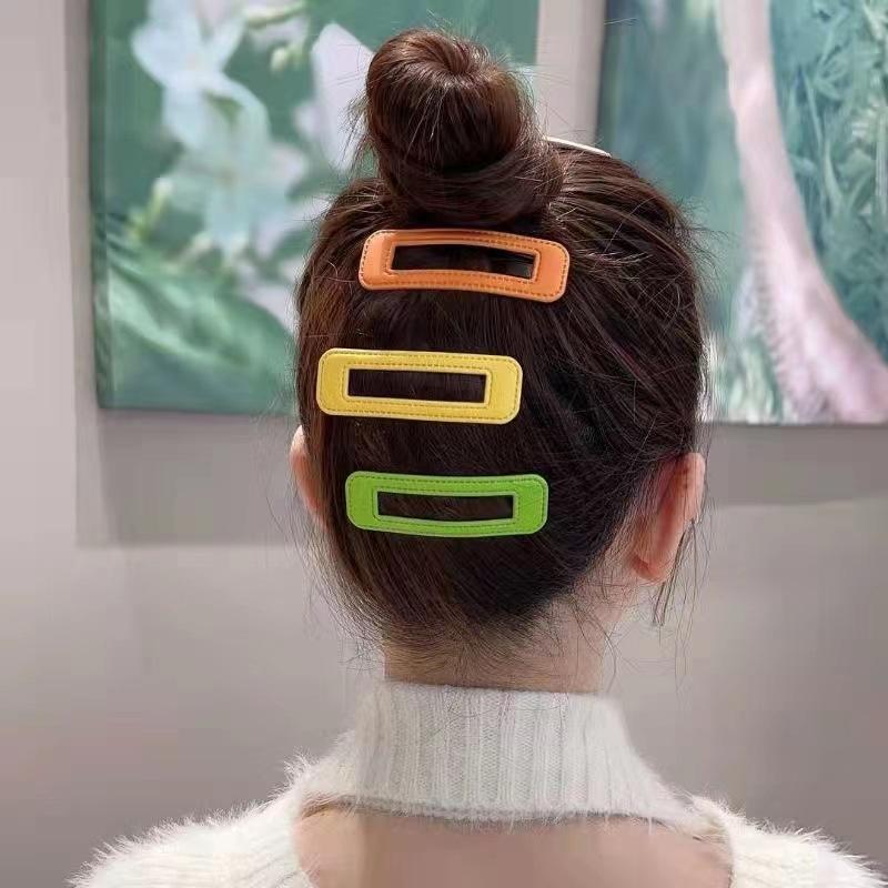 8 штук новых заколок для волос для девочек, боковая заколка ярких цветов, заколка Bb, открытка для волос, головной убор