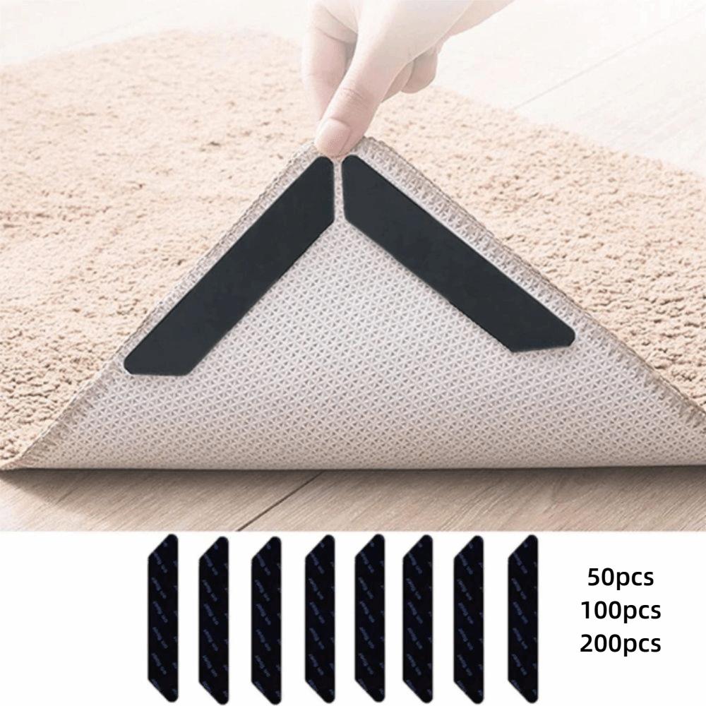 Removable Non-Slip Tape Adhesive Carpet Sticker Corner Pad Anti-slip Mat  Bedroom