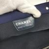 Chanel Сумка Тоут Сумка Ручная Сумка полиамид Темно-синий/Серебристый