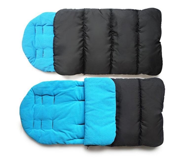 Universal Thickened Baby Stroller Sleeping Bag - Warm, Windproof Foot Cover for Autumn and Winter