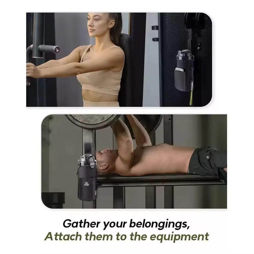 Магнитная сумка для бутылок с водой, большая вместимость, спортивная сумка для бутылок с водой, сумка для бутылок в спортзале, фитнес