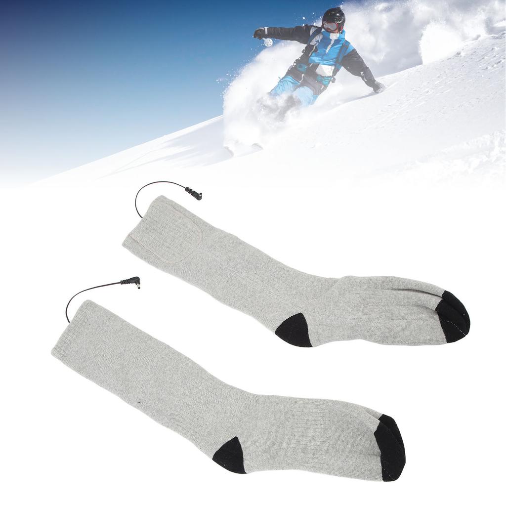 Electric Hting Socks Winter Thicken Cotton Cold Warm USB Plug in Electric Socks for Men Women