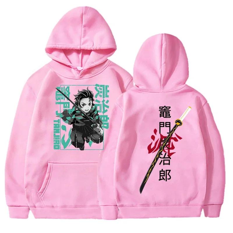 Kamado Tanjirou Demon Slayer Printed Hoodie Anime Graphic Sweatshirt Women Men Casual Tops Long Sleeve Hooded Pullover