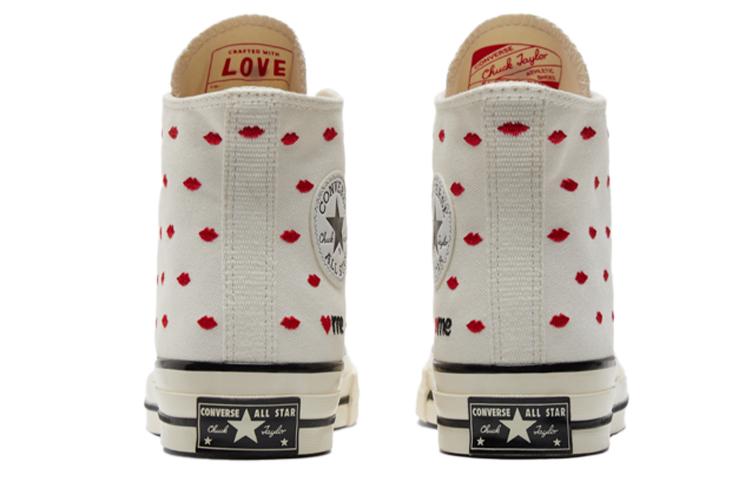 Chuck 70 Converse Вышитые Губы High 'Love Me - Винтажный Белый' A01601C