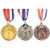 5cm Gold/Silver/Bronze Medal Award Medals with Neck Ribbon Metal Winner Medals Competition Medals for Talent Show Party Race