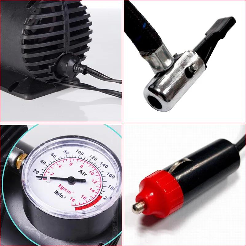 12V Auto Electric Air Pump 300psi Air Compressor Tire Mini Car Tire Inflator Auto Repair Accessories for Inflator High Quality