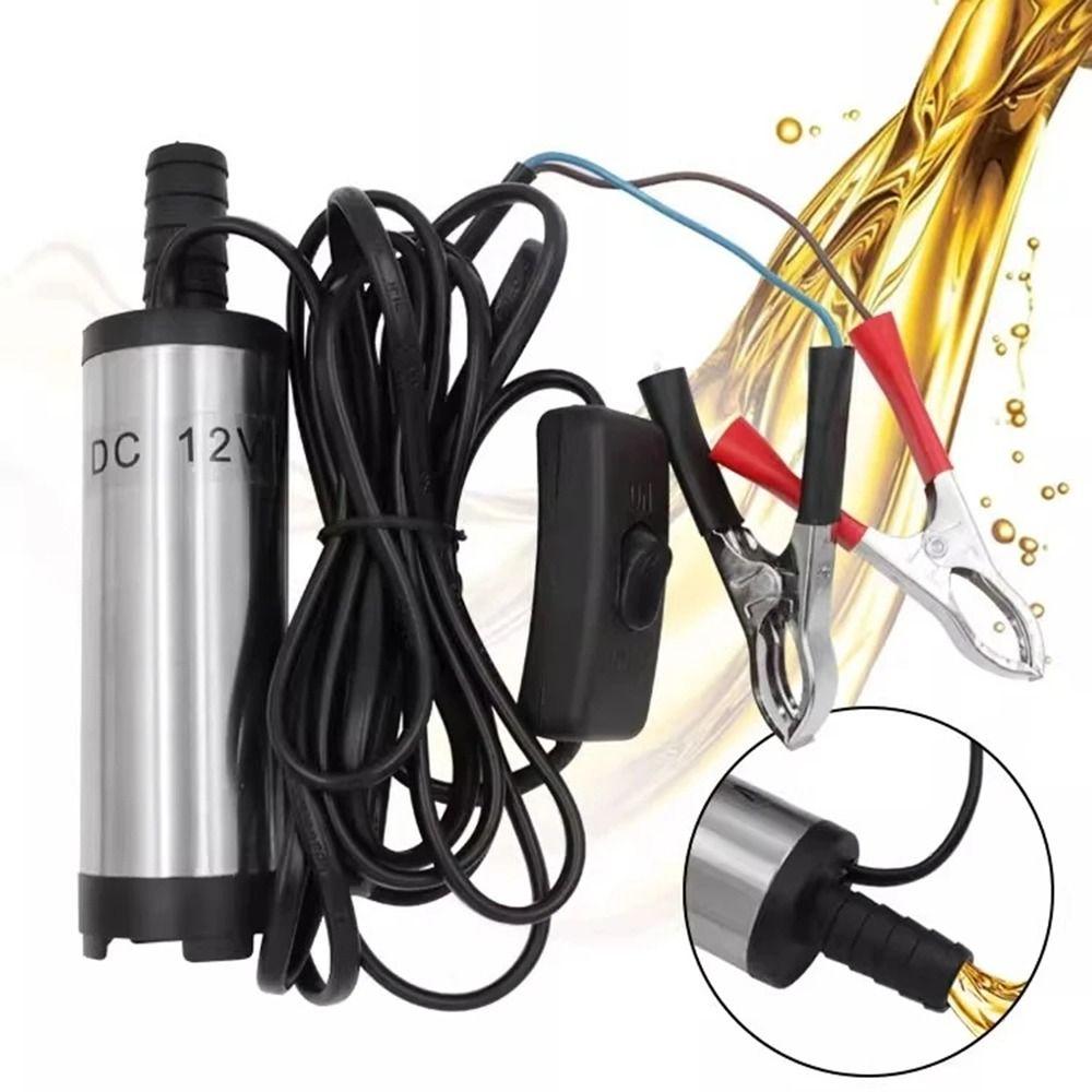 38mm Port Submersible Pump 12V/24V DC Water Oil Transfer Pump Refueling Pump Diesel Transfer