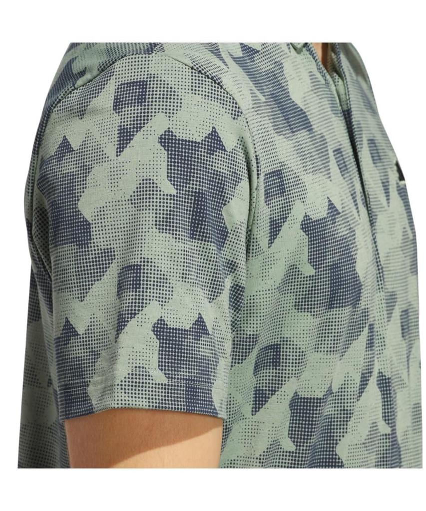 Футболка с коротким рукавом и градиентным графическим принтом Adidas Golf Beyond the Course для мужчин, темно-синяя/белая