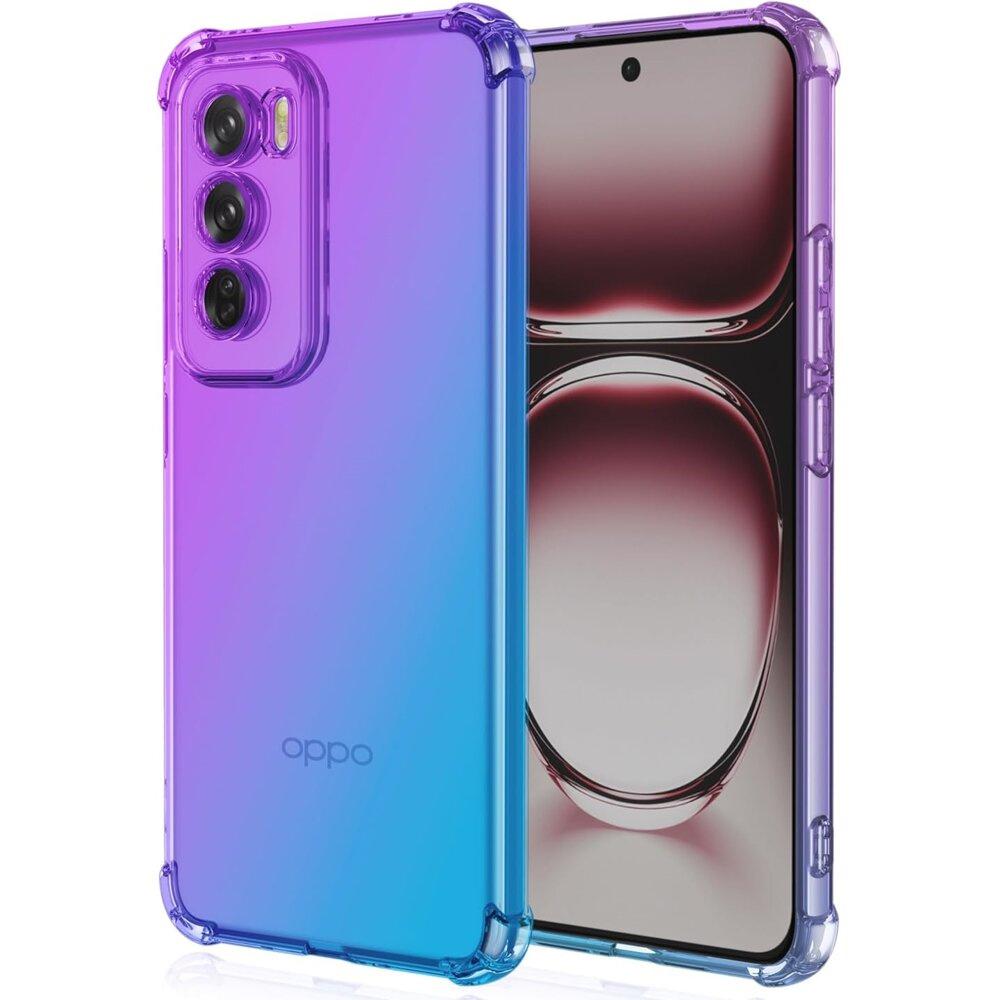 Oppo Reno 12 Gradient Dropproof Case, Purple/Blue