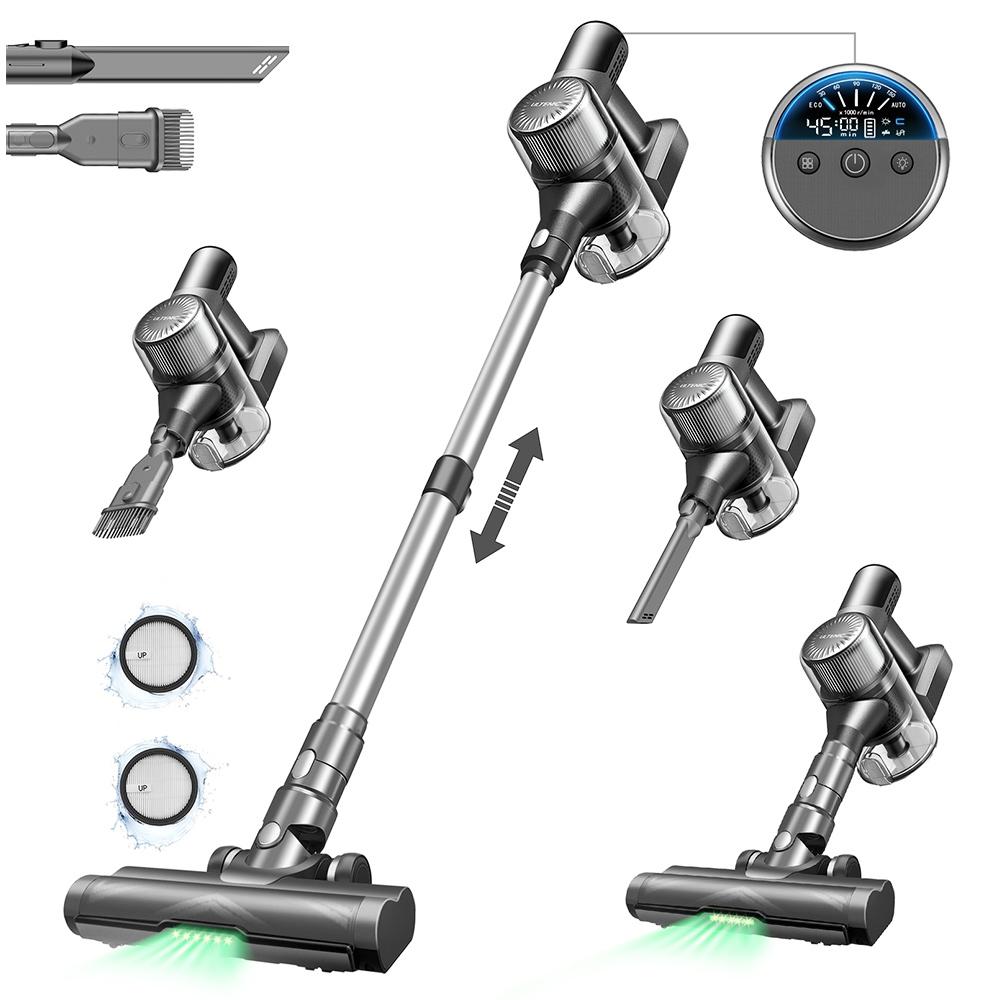 Refurbished Ultenic U12 Vesla Cordless Vacuum Cleaner, 30KPa Suction, 450W Motor, 1L Dust Box, Up To 45 Mins Runtime
