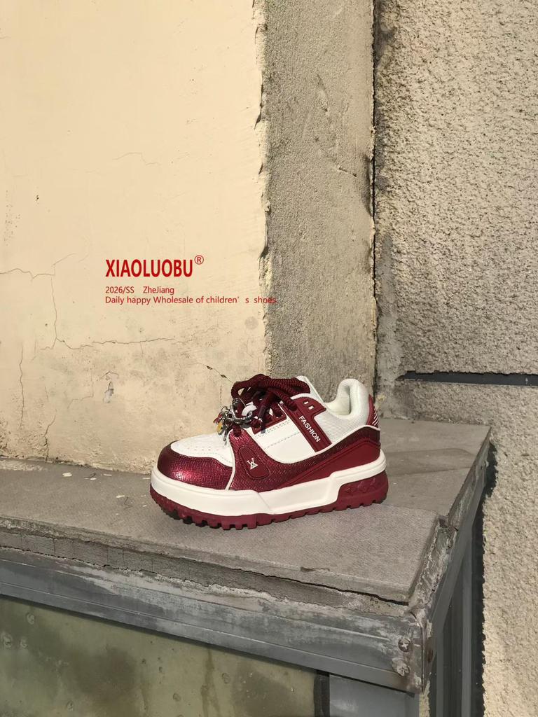 2026 Spring Children's Lightweight Casual Shoes - Boys' & Girls' Classic Pendant Sneakers