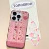 Pink Floral Rose Love Lace Phone Case For IPhone 17e 16e 17 Air 16 15 Plus 14 13 12 11 ProMax Y2K Kawaii Protective Trendy Cover