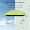Small Mini UV Umbrella for Women Lightweight Compact Travel Umbrella Portable Parasol Outdoor Sun Rain Umbrella for Pocket Purse