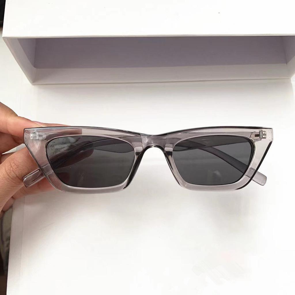 Luxury Rectangle Sunglasses Woman Vintage Cat Eye Design Sun Glasses Female Male Personality Cool Retro Black Cateye Oculos