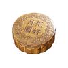 Ceramic Mooncake Shape Tea Jar Round Small Storage Box Tea Storage Container  Mid-Autumn Festival