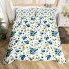 Blueberries Duvet Cover Sets Queen King Lightweight Quilt Covers Bedroom Decor Farmhouse Summer Fruits Bedspread Covers No Quilt