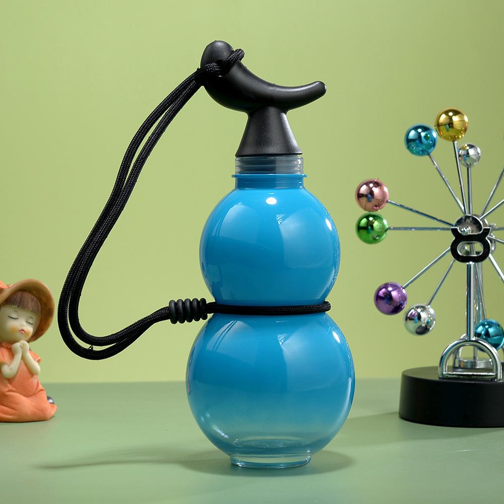 Тыквенная бутылка для воды - Большая вместимость, Портативная, со шнурком и соломинкой для мужчин и женщин