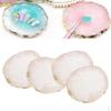 4Pieces Resin Agate Slice Coasters Beverage Glass Irregular Crystal Mat