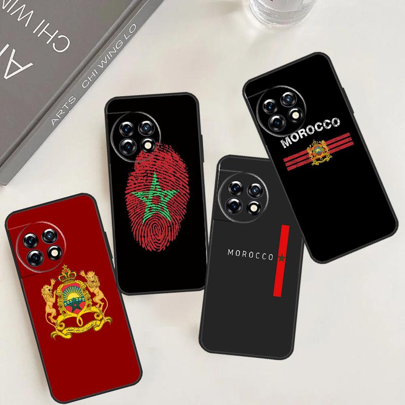 Maroc Morocco Flag Case For OnePlus 12 11 9 10 Pro 8T 9R 10T 10R 12R OnePlus Nord 2 2T N20 N10 CE 3 Lite Cover