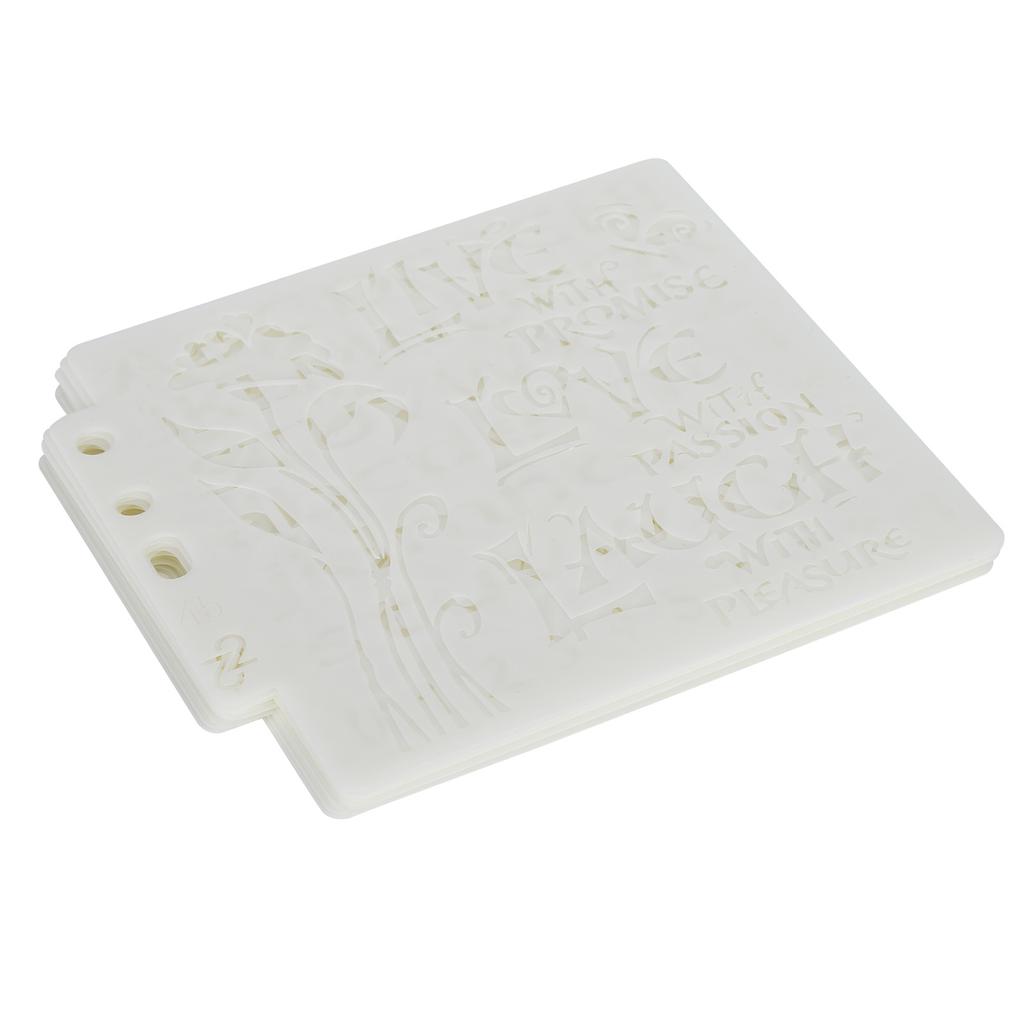 16 шт. шаблон для рисования, полый, точечный рисунок, отвал, буква, узор, декоративная карта