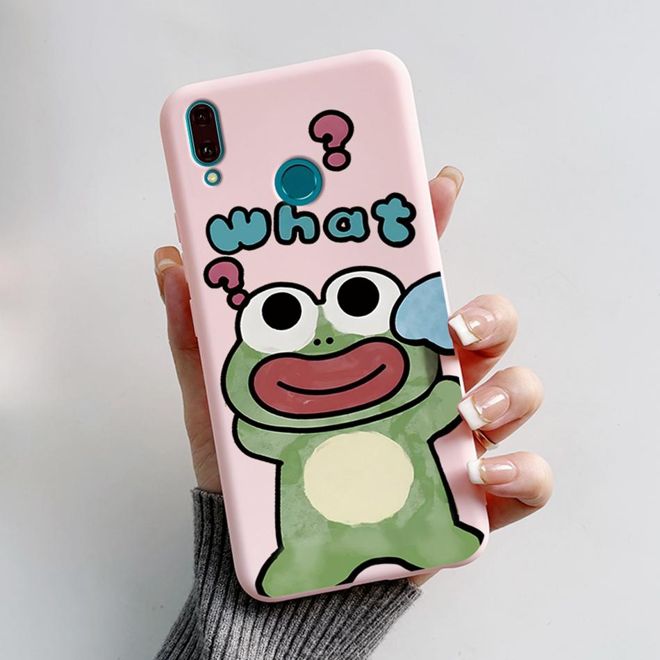 Силиконовый чехол для Huawei Y9 2019 Чехол JKM-LX3 Мультяшный Мягкий ТПУ Fundas Чехол для телефона Для Huawei Y9 2019 Y 9 Чехлы Ударопрочный Coque