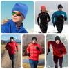 Winter Polar Fleece Beanie Hat Warm Slouchy Running Cycling Cap Soft Windproof Fleece Sports Hat for Men Women
