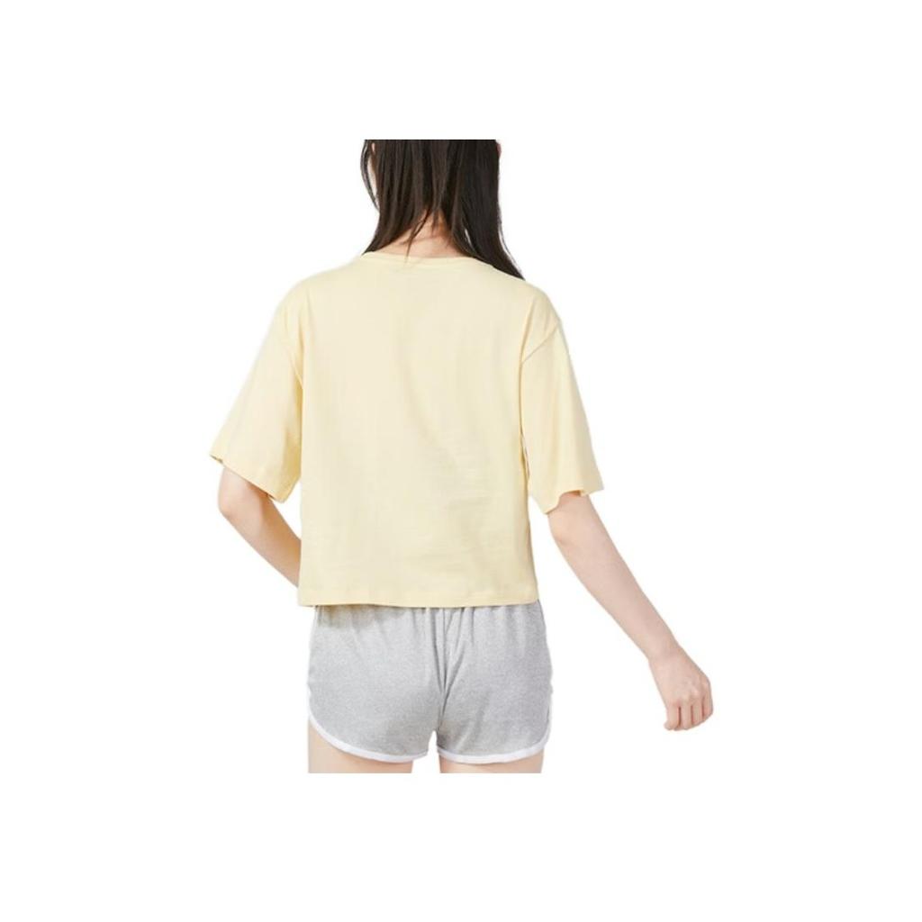 Puma Футболка с коротким рукавом и круглым вырезом с логотипом, женская, цвет желтый 677133-42