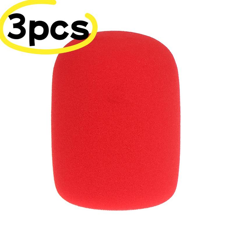 1/3Pcs Mike Windscreens Sponge Protective Case Sponge Cover For JBL PartyBox Encore2 Microphone Sponge Windproof Cover
