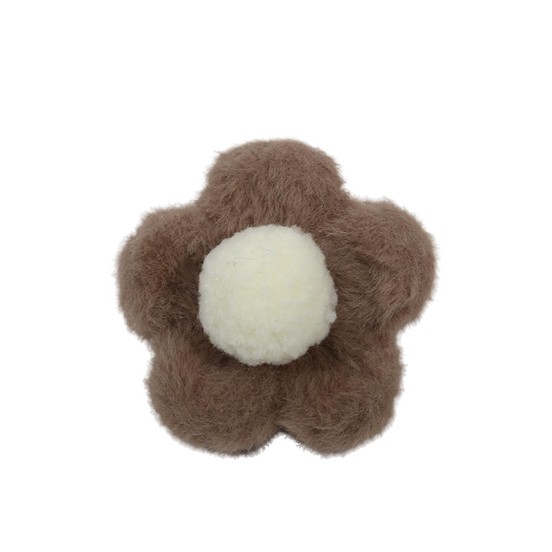 Плюшевый коготь для волос в виде цветка, большой зажим в виде акулы, простые заколки, заколки для волос в виде краба, милые универсальные аксессуары для волос на осень и зиму