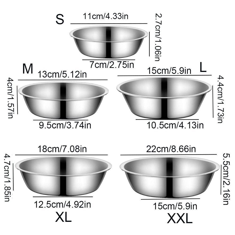 Stainless Steel Cat Feeder Large Capacity Cat Water Feeder Bowls Durable Pet Food Container Indoor