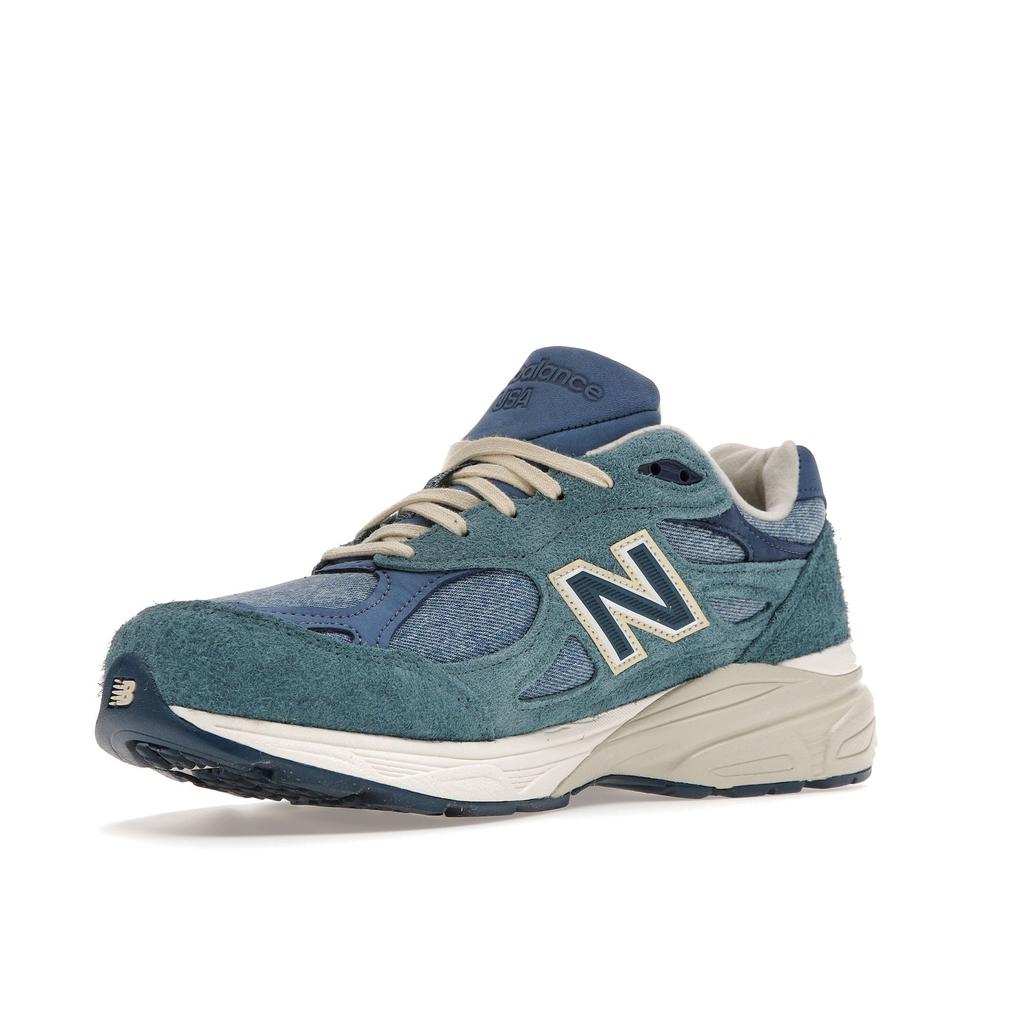 New Balance 990v3 Made In USA Mallard Blue Unisex Sneakers Dark-Blue M990LI3