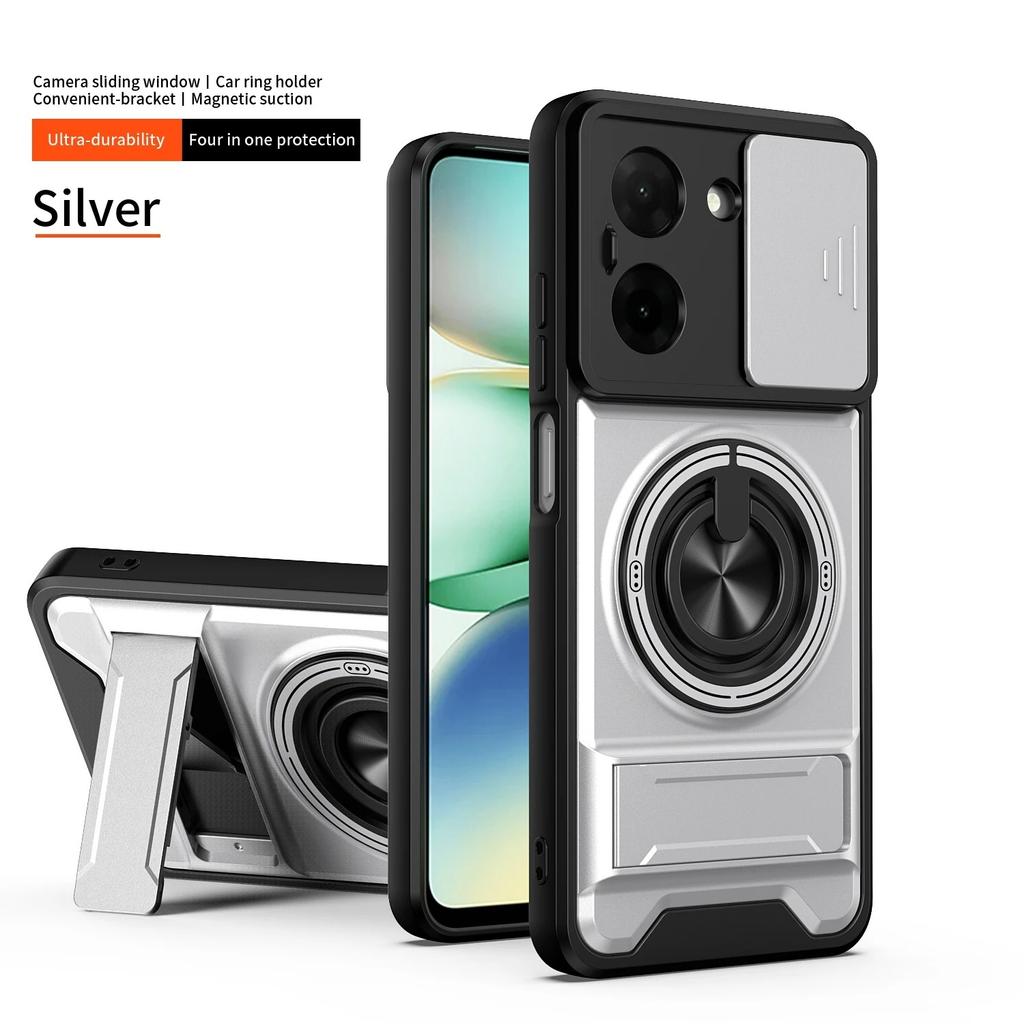 Прочный чехол-броня из ПК+ТПУ для Xiaomi Poco X8 Pro Max X7 F8 Ultra F7 M8 M7 Pro Слайдер для камеры Защитная крышка с амортизацией