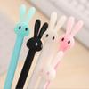 1 PCS Stationery Cartoon Cute Rabbit Creative School Supply Office Gift Handles Bunny Gel Pens