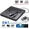 External CD DVD Drive USB 3.0 Type-C SD TF Card Reader Portable CD DVD ROM Disk Player Burner Reader Rewriter for Laptop PC Mac