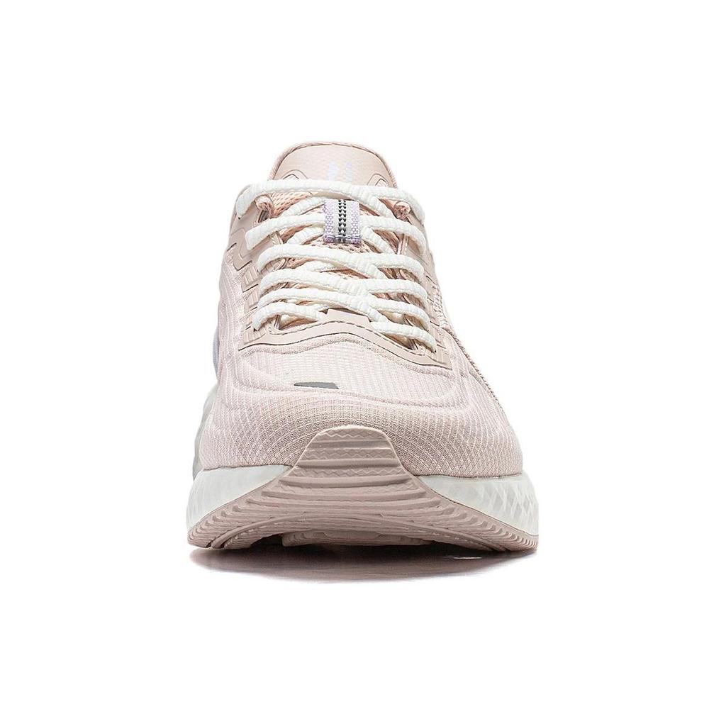 Li Ning Protective Cloud Comfortable Shock Absorption Low Top Running Shoes Women Running Shoes Pink Purple ARST058-4