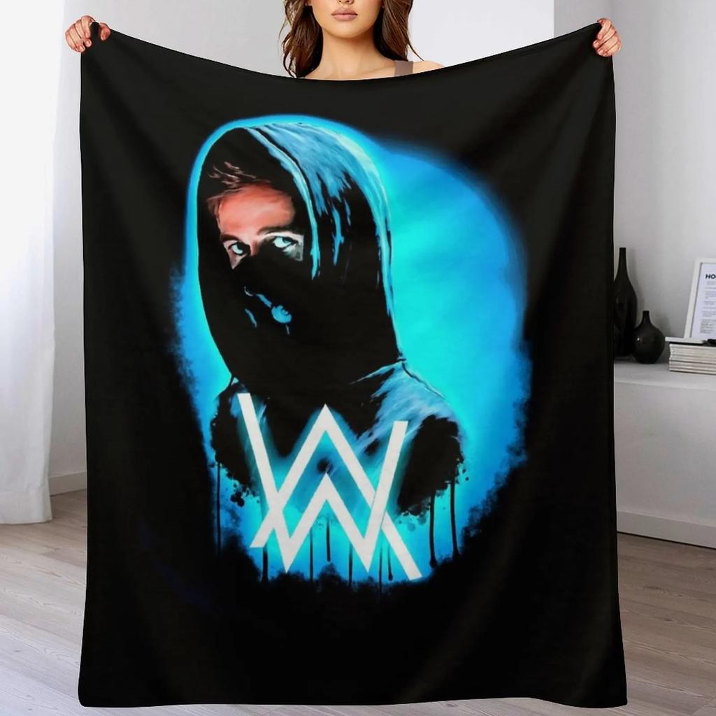SHOW TIME OF ALAN Throw Blanket Lightweight Cozy Blanket for Bed Sofa